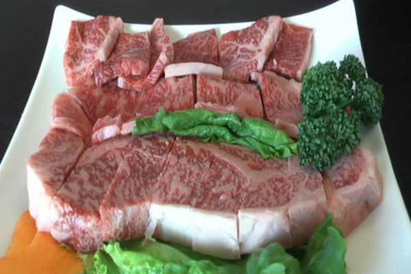 焼肉和牛霜降り盛合せ